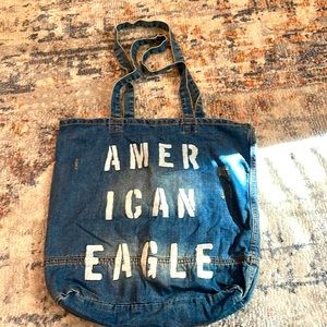 American eagle denim tote